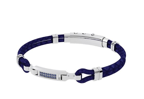 Bracelet Rosso Amante Man in Steel Spinello UBR673GR - UBR673GR